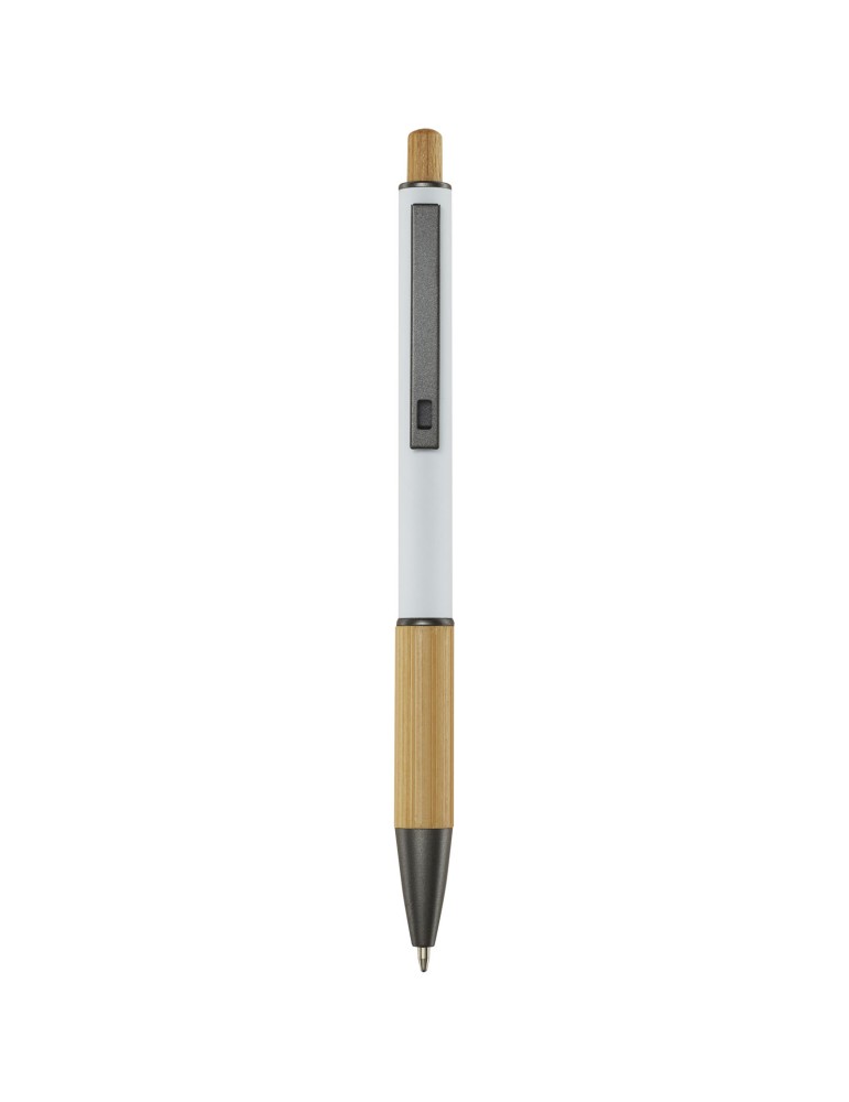Stylo bille en aluminium recyclé Darius (encre noire)