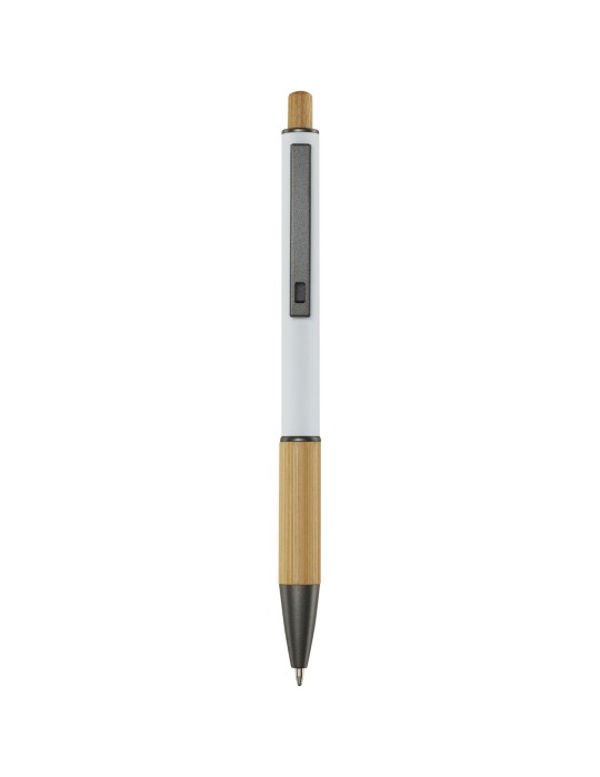 Stylo bille en aluminium recyclé Darius (encre noire)