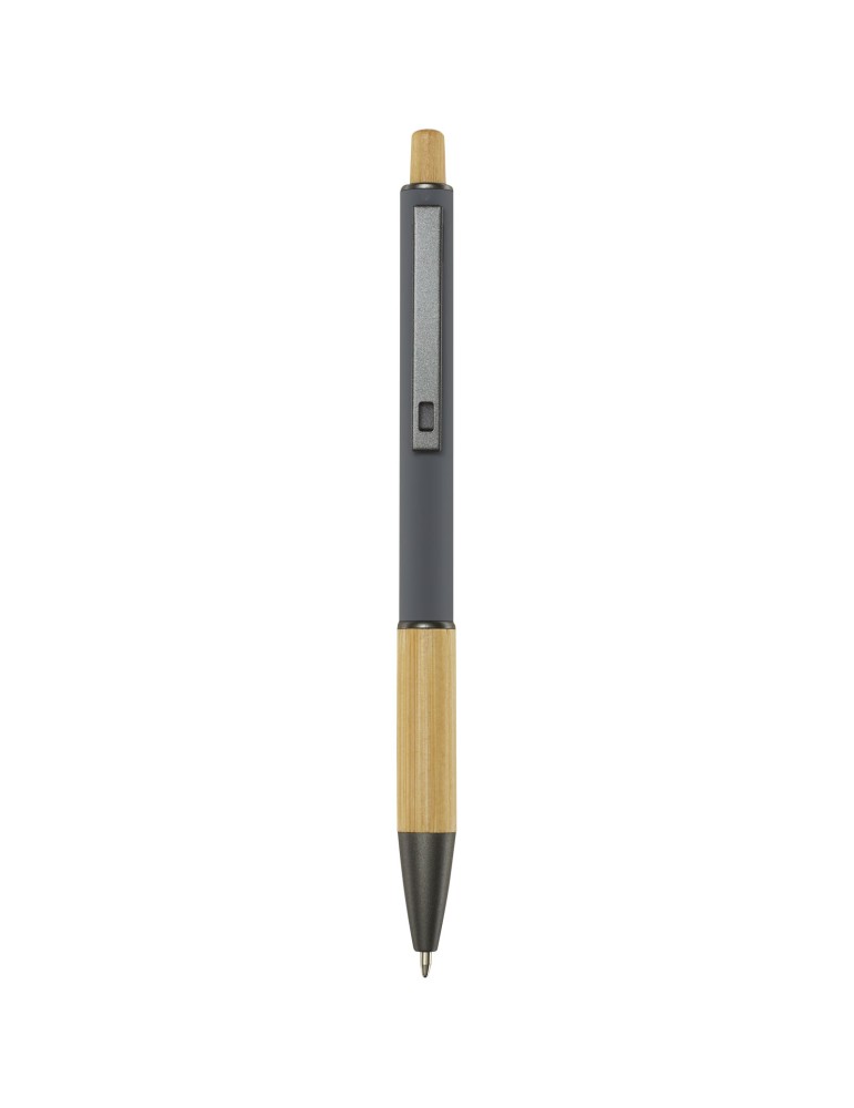 Stylo bille en aluminium recyclé Darius (encre noire)