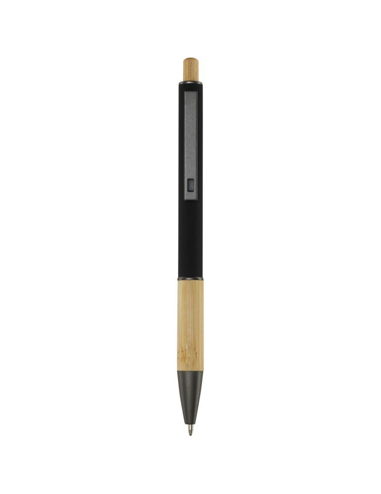 Stylo bille en aluminium recyclé Darius (encre noire)
