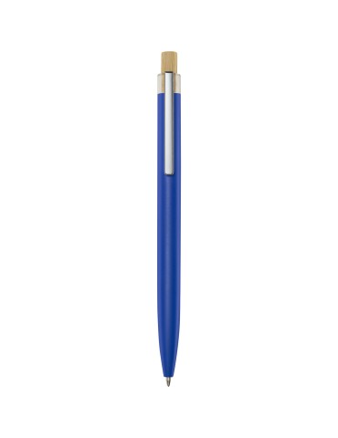 Stylo bille en aluminium recyclé Nooshin (encre bleue)