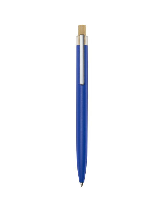 Stylo bille en aluminium recyclé Nooshin (encre bleue)