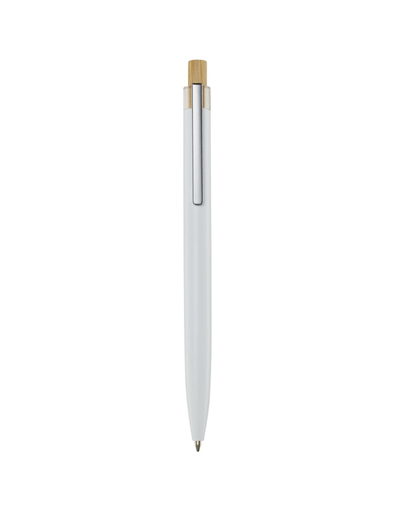 Stylo bille en aluminium recyclé Nooshin (encre noire)