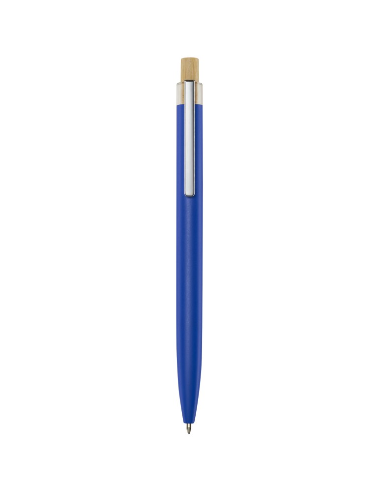 Stylo bille en aluminium recyclé Nooshin (encre noire)
