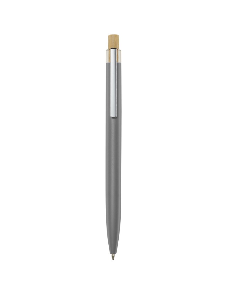 Stylo bille en aluminium recyclé Nooshin (encre noire)