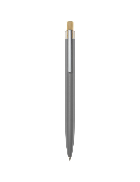 Stylo bille en aluminium recyclé Nooshin (encre noire)