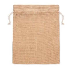 Sac cadeau moyen en jute pratique et personnalisable - JUTE MEDIUM Matières : jute Couleurs : beige 2