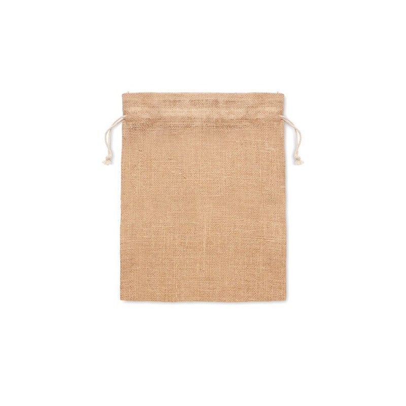 Sac cadeau moyen en jute pratique et personnalisable - JUTE MEDIUM Matières : jute Couleurs : beige personnalisable avec votre l