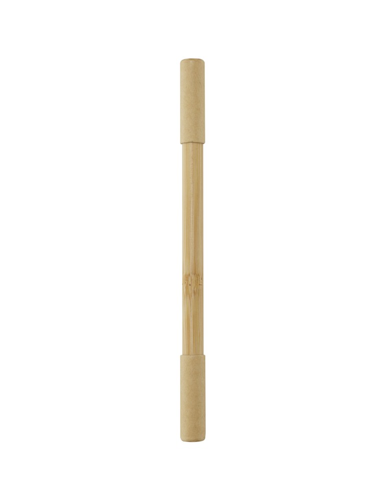Stylo duo en bambou Samambu (encre bleue)