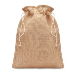 Petit sac cadeau  en jute - JUTE SMALL Matières : jute Couleurs : beige