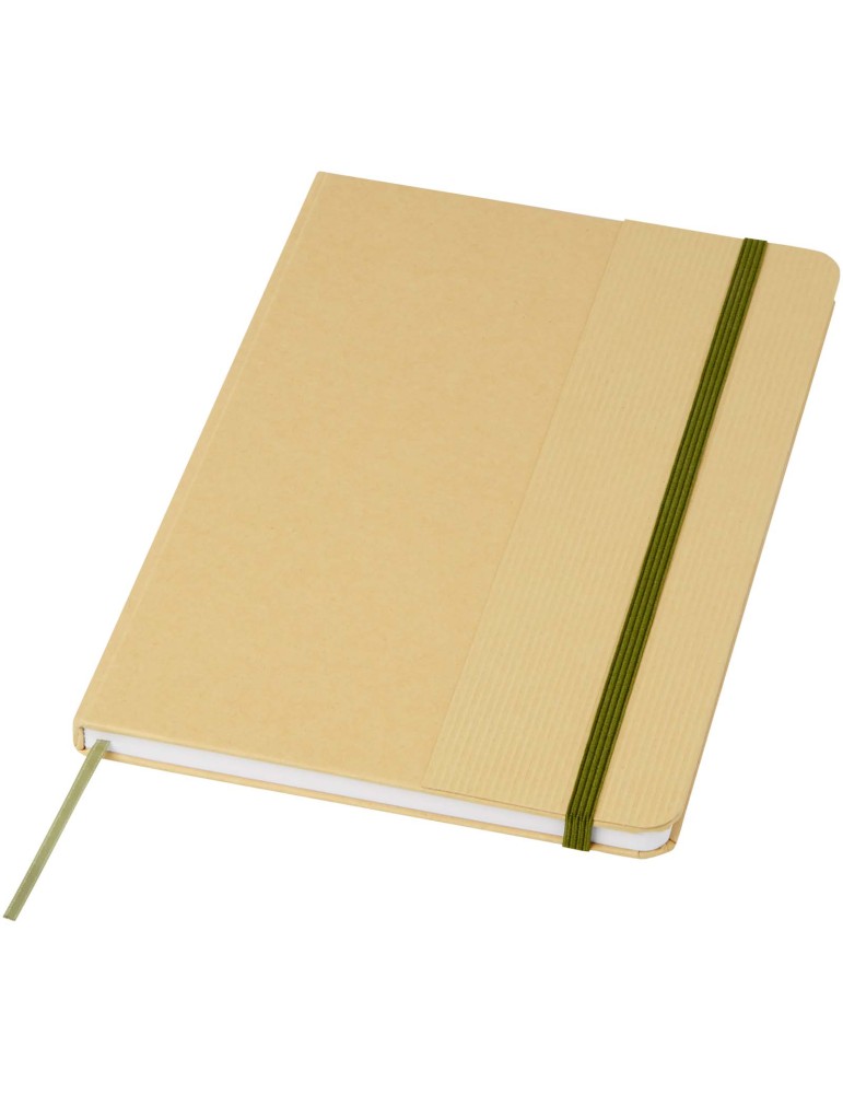 Carnet à couverture rigide A5 Nelida en carton recyclé