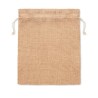 Petit sac cadeau  en jute - JUTE SMALL Matières : jute Couleurs : beige personnalisable avec votre logo