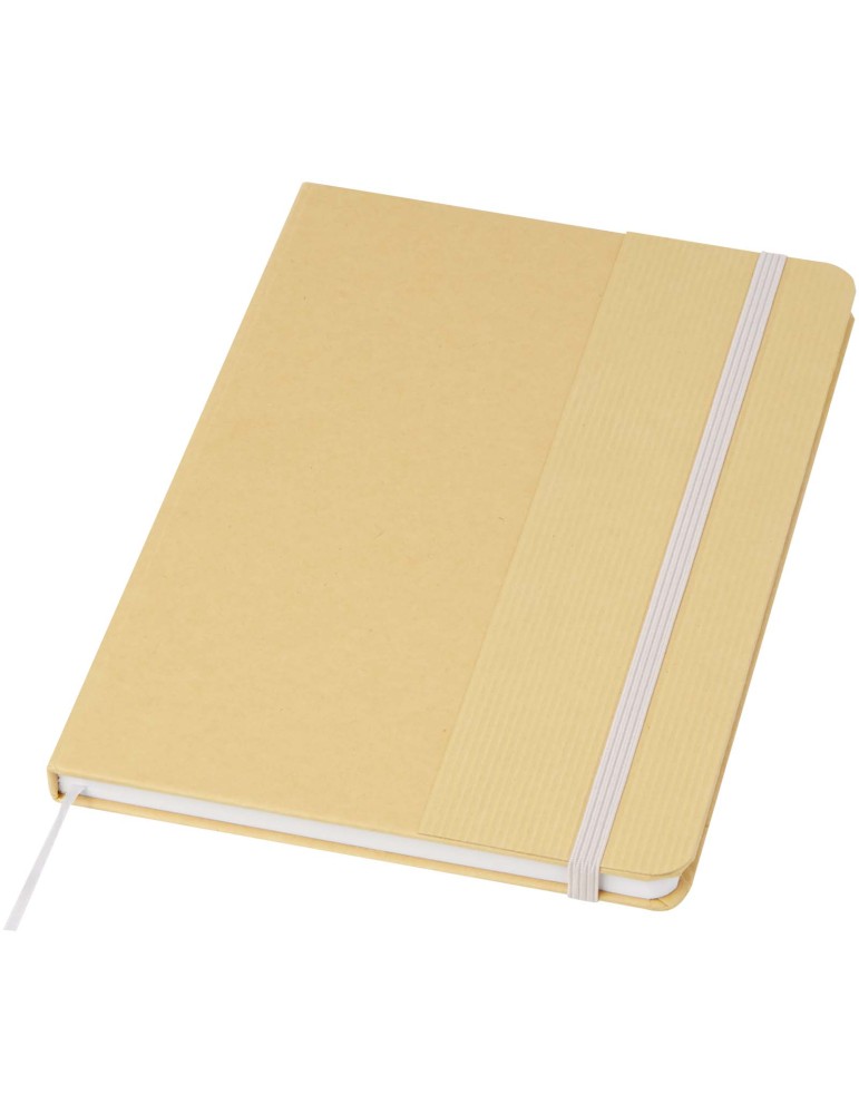Carnet à couverture rigide A5 Nelida en carton recyclé
