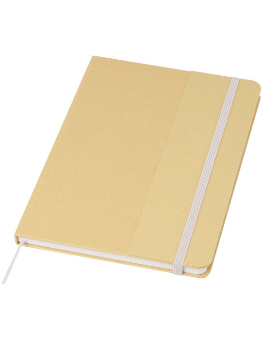 Carnet à couverture rigide A5 Nelida en carton recyclé