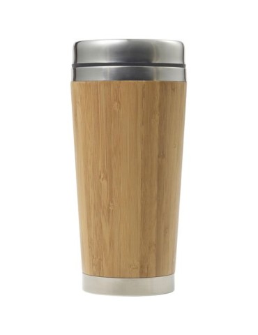 Mug isotherme en bambou personnalisé Sabine - Cadeau unique