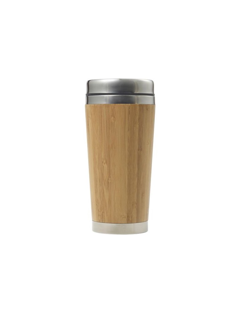 Mug isotherme en bambou personnalisé Sabine - Cadeau unique