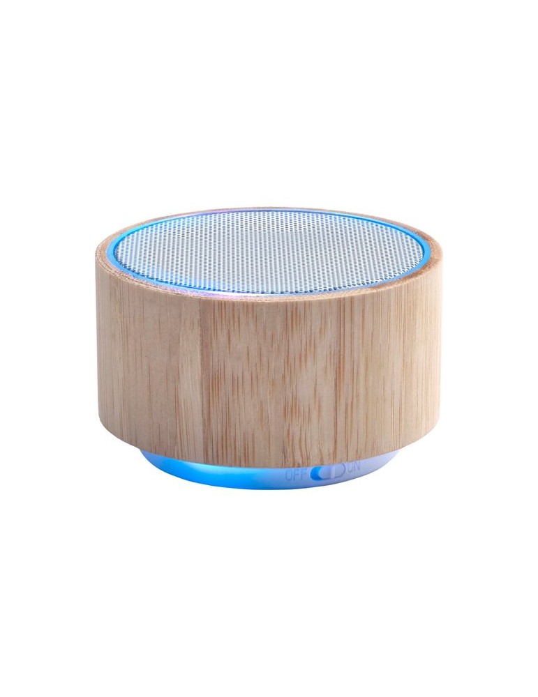 Enceinte sans fil  personnalisée en bambou