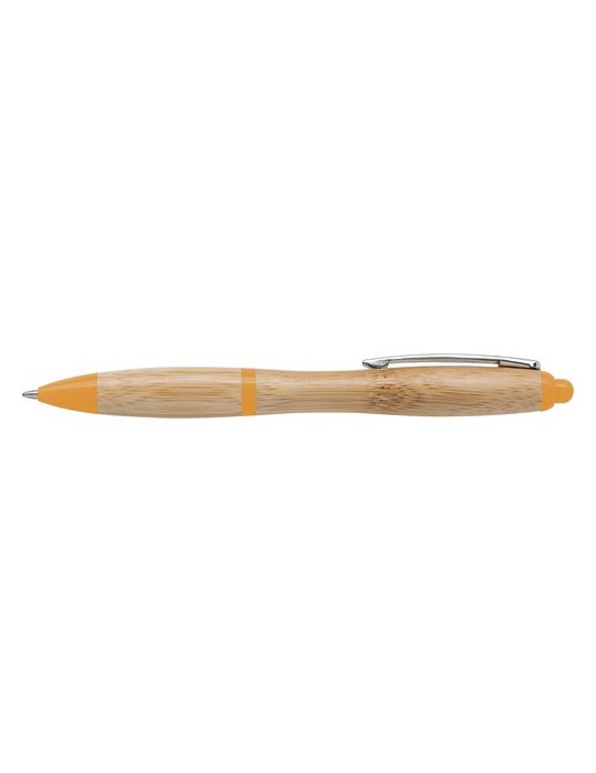 Stylo à bille en bambou personnalisé Hetty - Cadeau d'entreprise