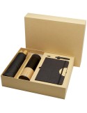 Coffret cadeau carnet, bouteille et parapluie | Carmen