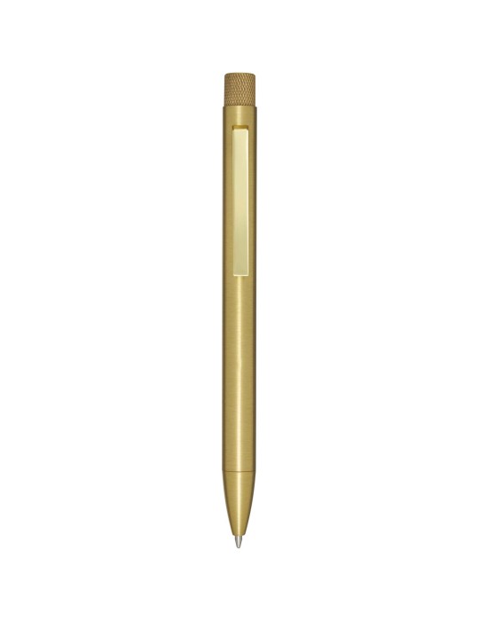 Stylo bille en laiton recyclé Beatriz (encre noire)