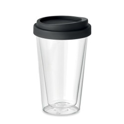 Verre en borosilicate Personnalisé 350ml BIELO TUMBLER Matières : borosilicate Couleurs : noir