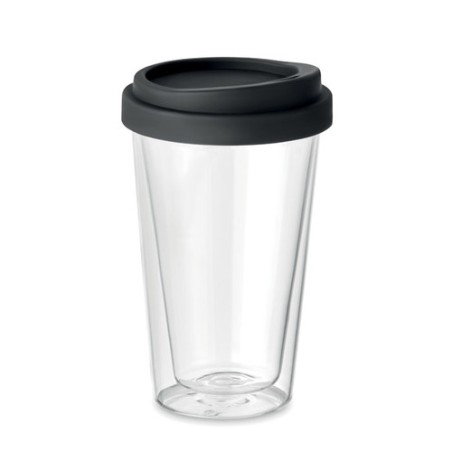 Verre en borosilicate Personnalisé 350ml BIELO TUMBLER Matières : borosilicate Couleurs : noir