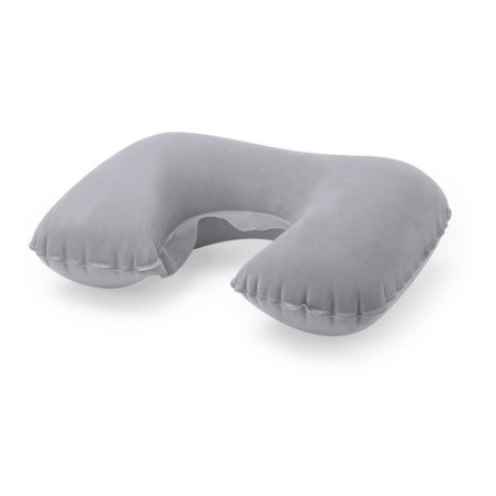 Coussin de Voyage Personnalisé - Traveller Matières : microfibre Couleurs : gris marquage laser ultra précis