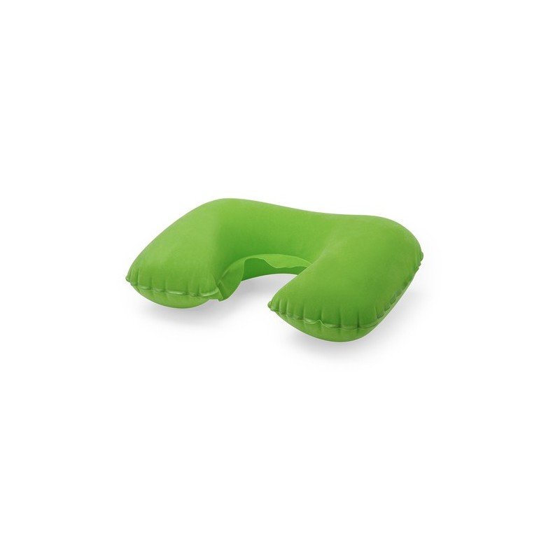 Coussin de Voyage Personnalisé - Traveller Matières : microfibre Couleurs : vert clair personnalisable avec votre logo