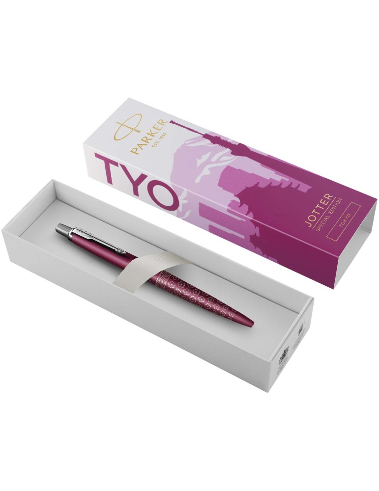 Stylo bille Parker Jotter SE Global Icons (encre bleue)