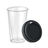 Verre en borosilicate Personnalisé 350ml BIELO TUMBLER Matières : borosilicate Couleurs : noir cadeau entreprise pas cher