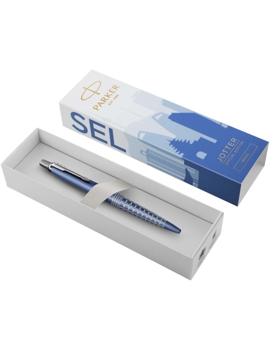 Stylo bille Parker Jotter SE Global Icons (encre bleue)