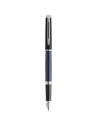 Stylo plume Waterman Hemisphere avec habillage palladium (encre bleue) 2
