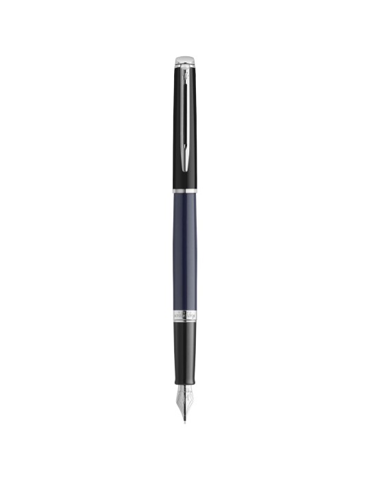 Stylo plume Waterman Hemisphere avec habillage palladium (encre bleue)