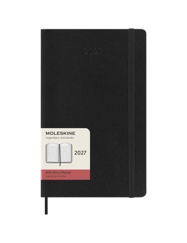 Agenda L quotidien 12 mois Moleskine à couverture souple