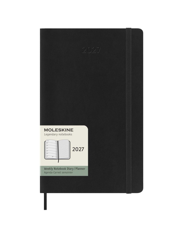 Agenda L 12 mois Moleskine à couverture souple