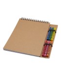 Carnet à spirales A5 et set de crayons, cadeau client | Doodle