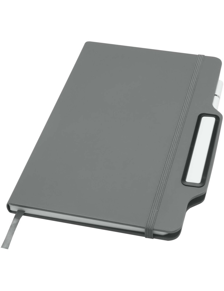Carnet à couverture rigide Nexus A5 avec stylo et crayon (encre noire)