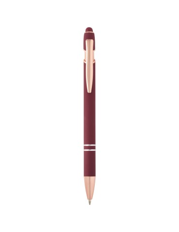 Stylo bille Nanna avec finition or rose (encre bleue)