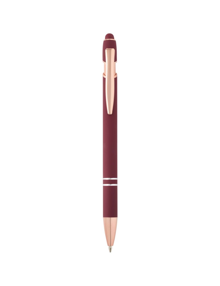 Stylo bille Nanna avec finition or rose (encre bleue)