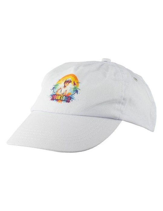 Casquette coton 5 panneaux Personnalisée Lisa