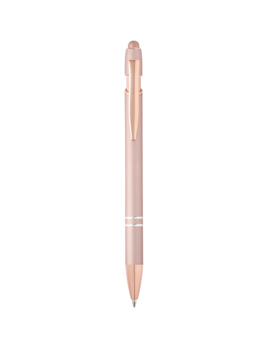 Stylo bille Nanna avec finition or rose (encre bleue)
