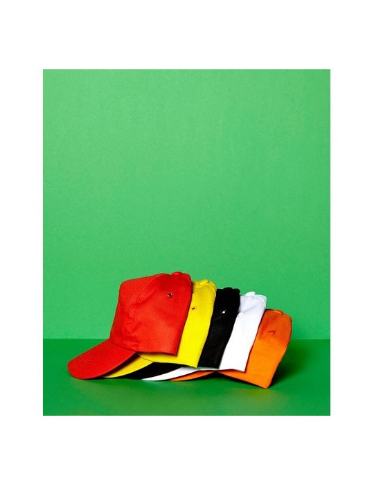 Casquette coton 5 panneaux Personnalisée Lisa