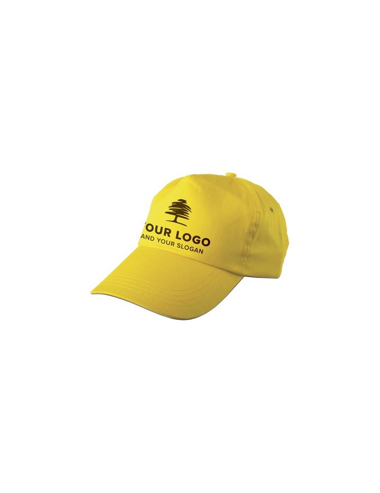 Casquette coton 5 panneaux Personnalisée Lisa
