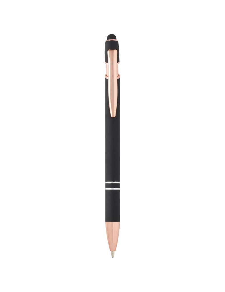 Stylo bille Nanna avec finition or rose (encre bleue)