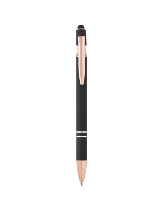 Stylo bille Nanna avec finition or rose (encre bleue)