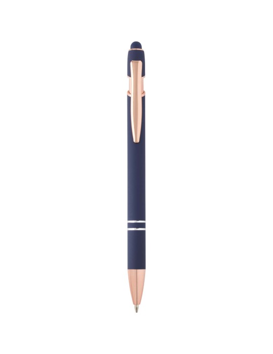 Stylo bille Nanna avec finition or rose (encre bleue)