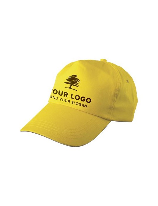 Casquette coton 5 panneaux Personnalisée Lisa