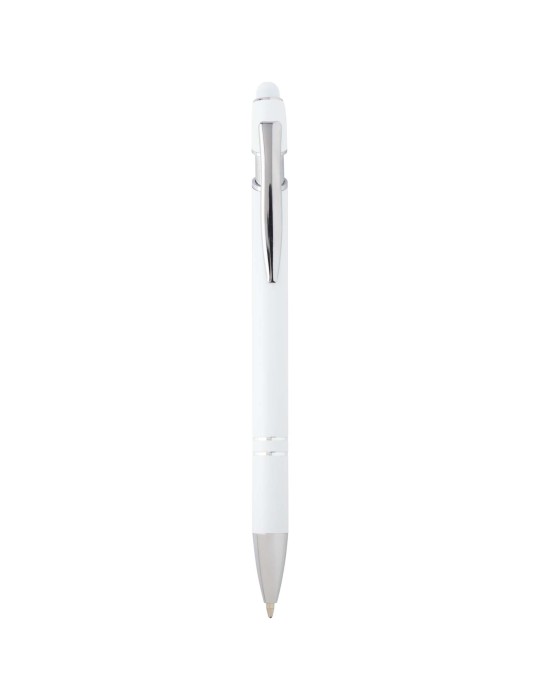 Stylo bille Kish avec finition argentée (encre bleue)