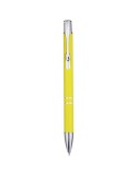 Stylo bille en aluminium recyclé Moneta (encre bleue)