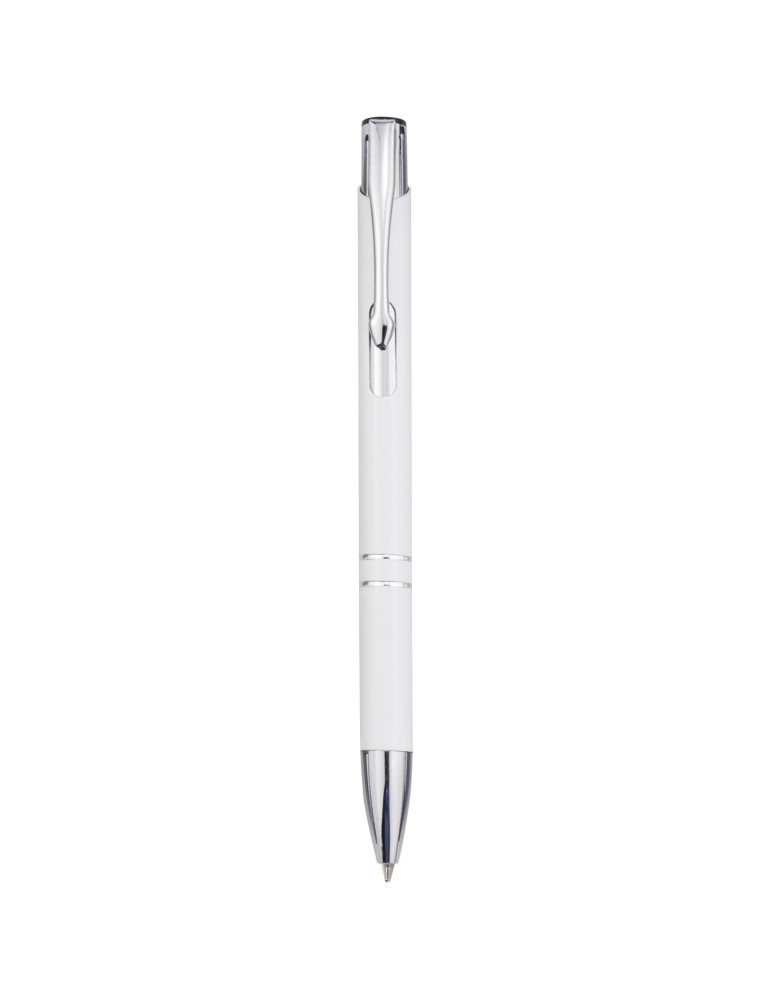 Stylo bille en aluminium recyclé Moneta (encre bleue)